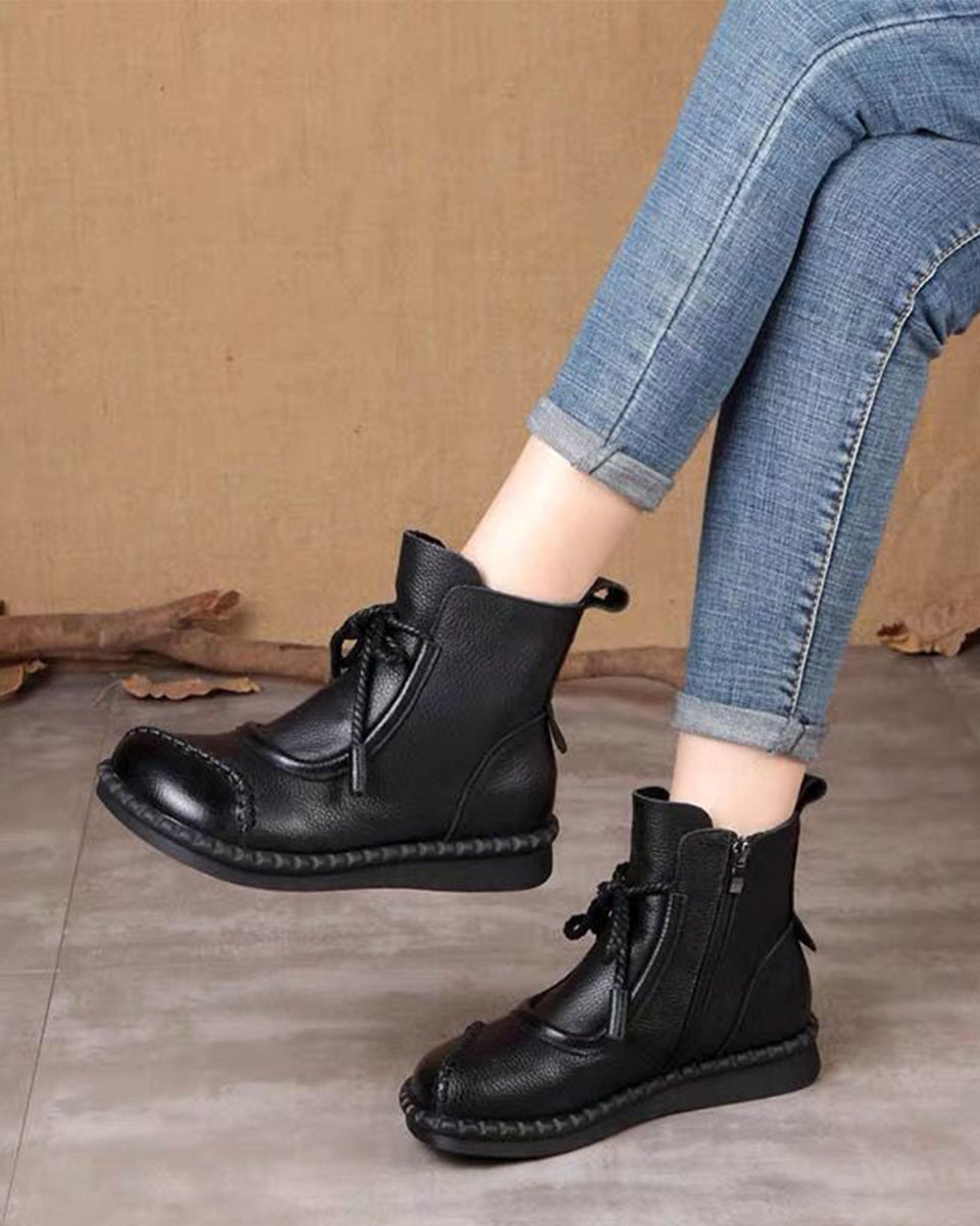 🔥Promocja 45% off 👢【35-40】Wczesnojesienne damskie retro wygodne buty ze skóry 2025