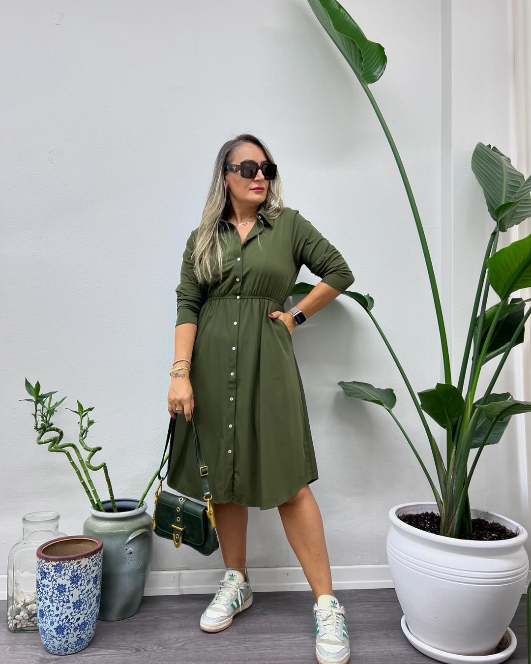 👗✨【S-5XL】🔥Elegancka maxi sukienka na jesień z kieszeniami-3741984