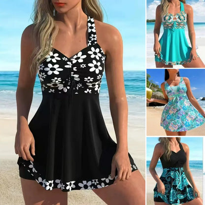 🏖️👙【Kup 1, otrzymaj 1】🌴【S-6XL】Elegancki kostium kąpielowy z nadrukiem w dużym rozmiarze