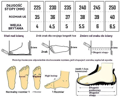 Oferta ograniczona💥【35-40】Damskie wygodne buty sportowe z grubą podeszwą