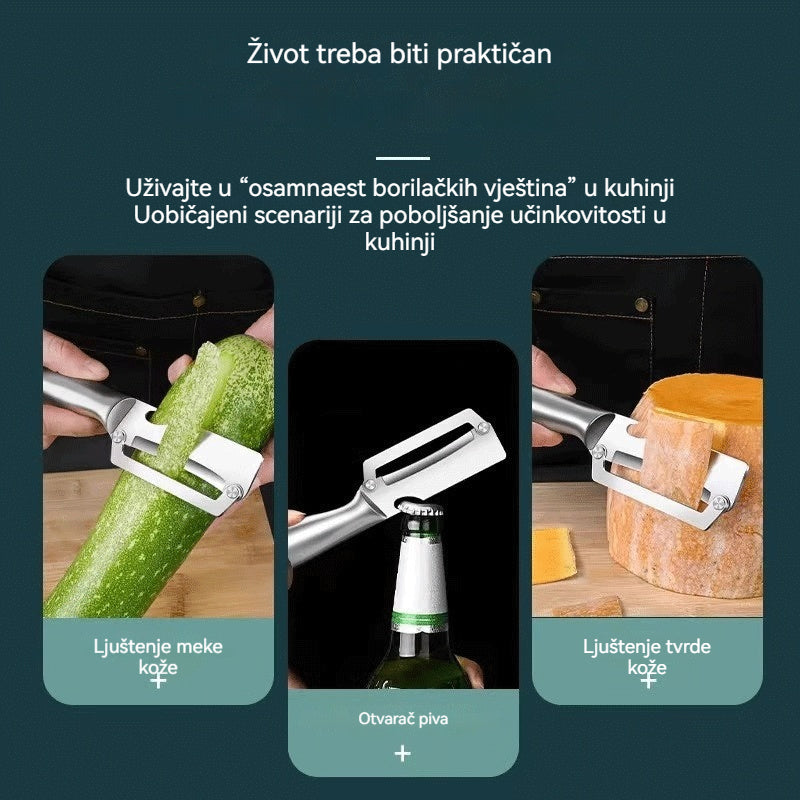 🔥【Sniženo 26 €】Deblji kuhinjski guljač od nehrđajućeg čelika