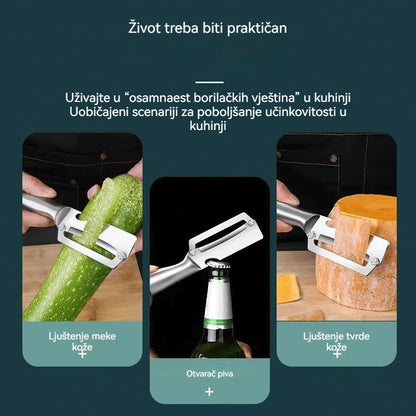 🔥【Sniženo 26 €】Deblji kuhinjski guljač od nehrđajućeg čelika