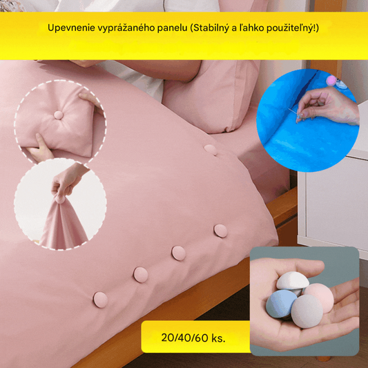 ✨【40 kusov】Zapínanie na prikrývky – pevné a ľahko použiteľné