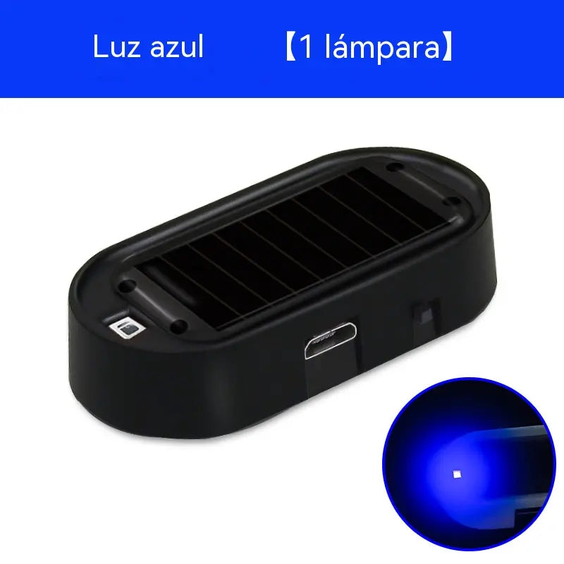 📢🚗 Trepćuće LED svjetlo za upozorenje protiv krađe na solarni pogon