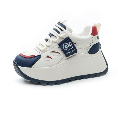 👟✨【【Gruba podeszwa 5 cm】】Casualowe sneakersy na grubej podeszwie – modne, wygodne i łatwe do stylizacji 💫