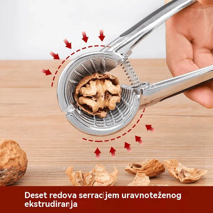 🌰Drobilica za orahe od aluminijske legure – alat za otvaranje ljuski pekan oraha i orašastih plodova s tankom ljuskom