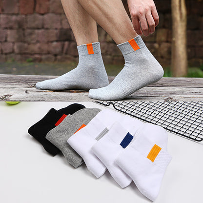🧦Gorąca wyprzedaż – Kup 5, dostaniesz 5 gratis🧦【10 par】Przewiewne, odporne na zapachy i chłonące pot sportowe skarpety męskie
