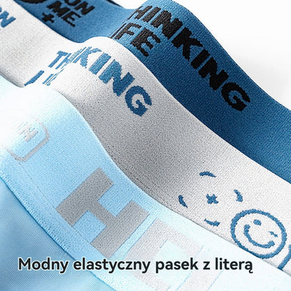 🔥【Kup 3, a 3 dostaniesz gratis】🧊Ostatni dzień zniżki 49% --- 2025 nowe antybakteryjne męskie bokserki w kształcie litery U z zakrzywioną siateczką w dużych rozmiarach