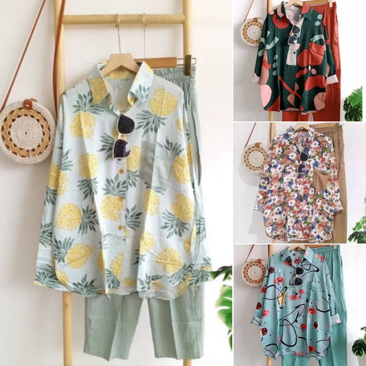 🔥【40% ZNIŻKI】【S-4XL】 🌸 Nowe wiosenne i letnie, uniwersalne, dwuczęściowe garnitury casualowe - miękkie i wygodne