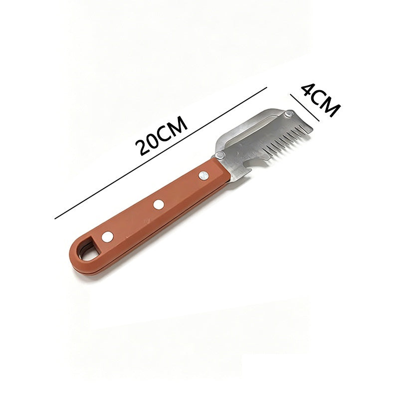 💥【Kup 1, weź 1 za darmo】💥🔪 Wielofunkcyjne urządzenie tnąco-obierające ze stali nierdzewnej 🧅