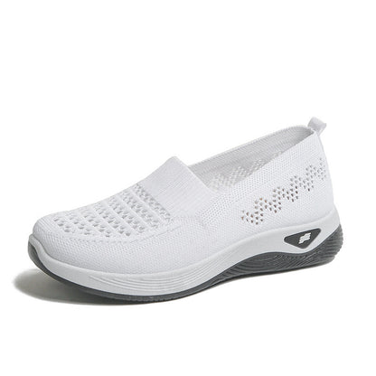 💖Oferta ograniczona czasowo🔥【35-43】🥿Nowe damskie dzianinowe, oddychające, codzienne buty, antypoślizgowe dla mam, płaskie i elastyczne.