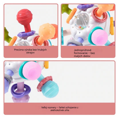 🎁【Priama zľava 25 €】👶👶Perfektný darček pre chlapcov aj dievčatá: senzorické hryzátka pre batoľatá