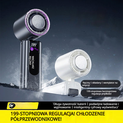 🌞Letnia promocja🔥Przenośny, ręczny i składany, cichy wentylator