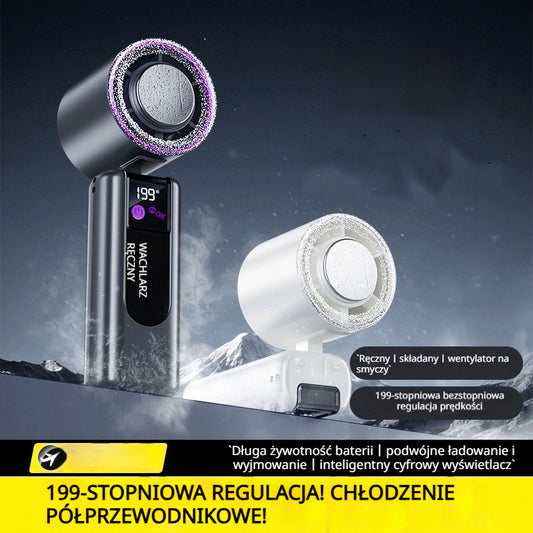 🌞Letnia promocja🔥Przenośny, ręczny i składany, cichy wentylator