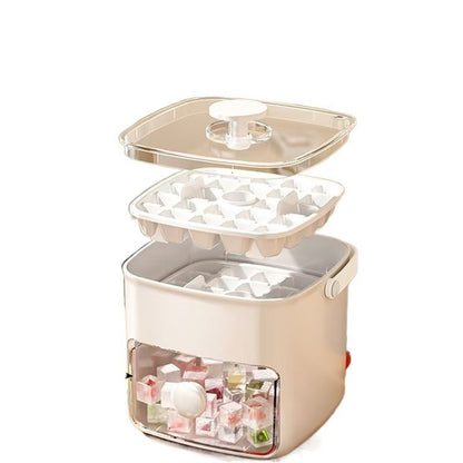 💞Sprzedaż przekracza 50 000! 💥🥤🧊 50% zniżki! Kostkarka do lodu z funkcją magazynowania lodu: produkuje 48 kostek lodu na raz, szczelna pokrywa 🏖️✅
