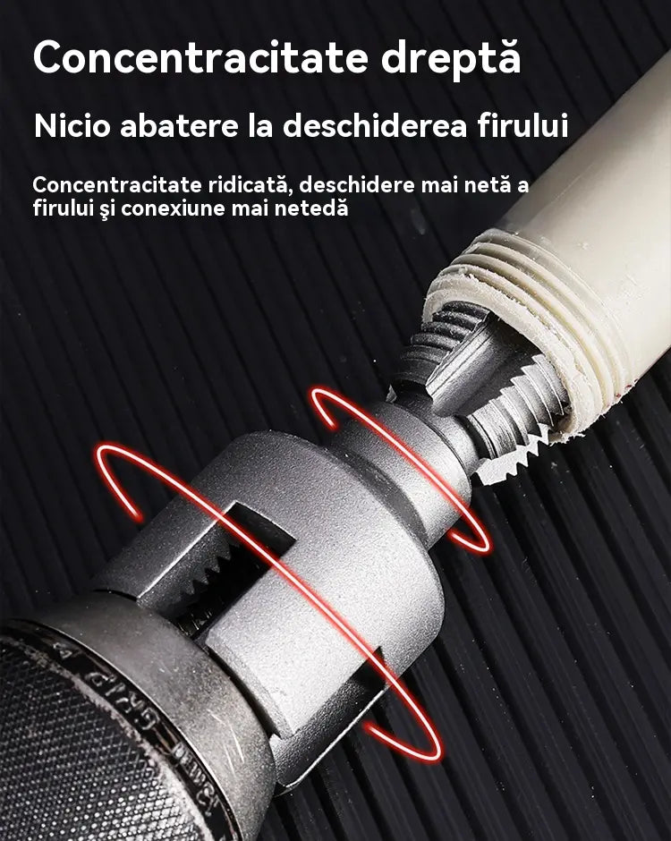 ✔️20mm+25mm🛠️ Novi tip svrdla s integriranim otvaračem navoja za vodovodne cijevi, unutarnje i vanjske (primjenjivo za PPR, PEPVC)