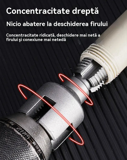 ✔️20mm+25mm🛠️ Novi tip svrdla s integriranim otvaračem navoja za vodovodne cijevi, unutarnje i vanjske (primjenjivo za PPR, PEPVC)