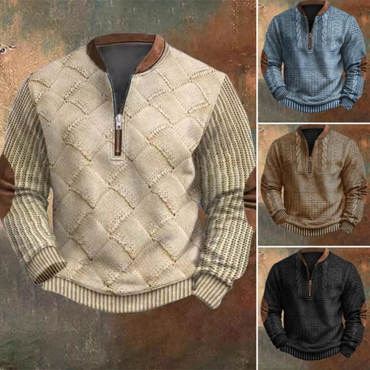 🔥⛄【S-5XL】2024 nowa męska bluza z zamkiem błyskawicznym na jesień i zimę 3798760