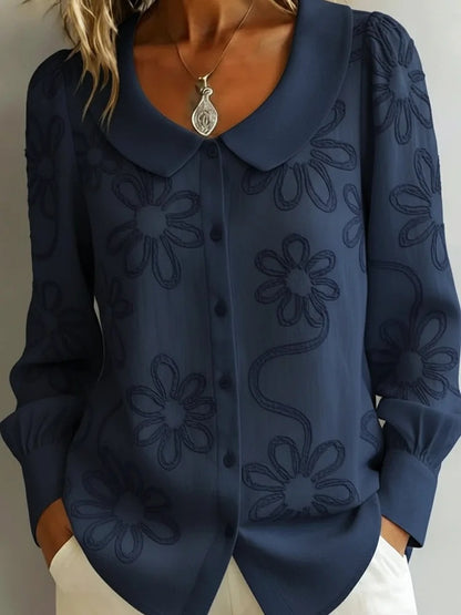 👚Retro bluza s vezom u francuskom stilu - Kolekcija 2026