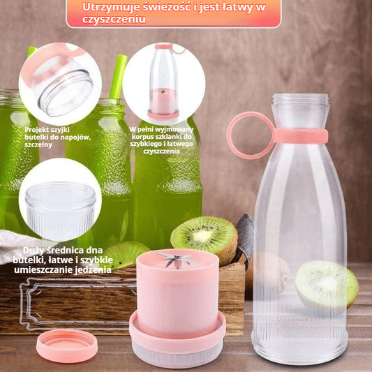 ✨🍎【Nowa specjalna oferta】Przenośna wyciskarka do soków — zabierz ją ze sobą i ciesz się świeżymi i zdrowymi sokami owocowymi i warzywnymi w każdej chwili