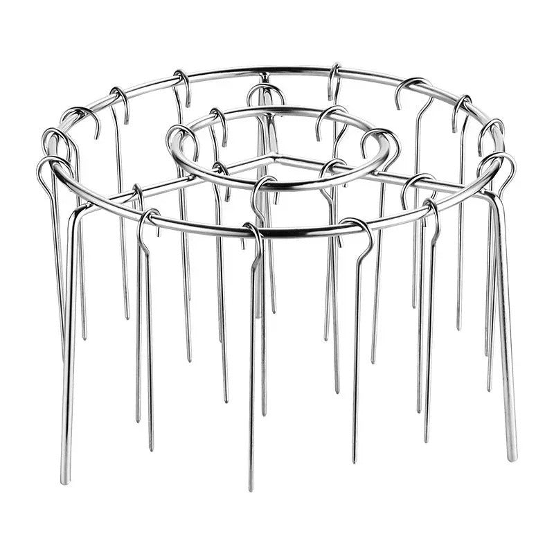 Wyjmowany ruszt do grilla, okrągły wiszący ruszt do grilla ze stali nierdzewnej