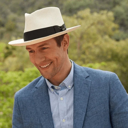 Oferta especial 【56-58 cm】Sombrero artesanal de palma de Ecuador