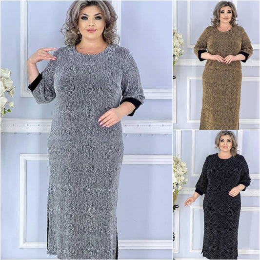 💖💖【S-5XL】Nowa elegancka sukienka o wysokiej jakości na jesień i zimą 3849149