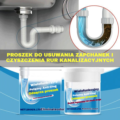🚿💨✨【Oferta 50% taniej】Wielofunkcyjny, skuteczny proszek do czyszczenia rur odpływowych, zapobiega zatorom ✨🔥