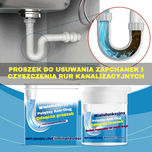 🚿💨✨【Oferta 50% taniej】Wielofunkcyjny, skuteczny proszek do czyszczenia rur odpływowych, zapobiega zatorom ✨🔥