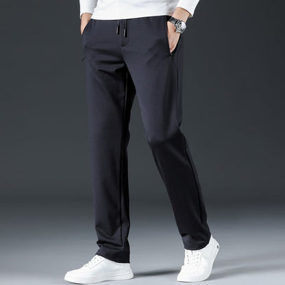 🔥Nowe produkty wyprzedażowe [L-8XL] Męskie letnie spodnie biznesowe casualowe z elastyczną talią [45-135 kg]
