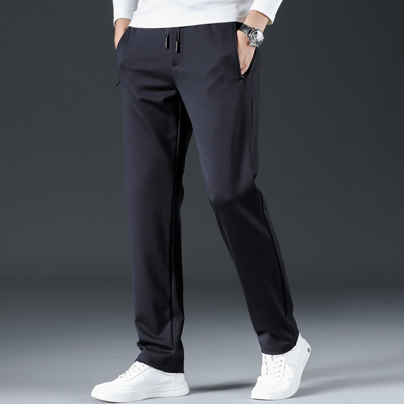 🔥Nowe produkty wyprzedażowe [L-8XL] Męskie letnie spodnie biznesowe casualowe z elastyczną talią [45-135 kg]