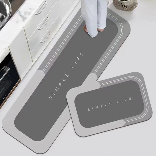 🛒👉【2pcs】Minimalistička prostirka za pod/vrata u kuhinji za ulaz, otporna na mrlje i neklizajuća