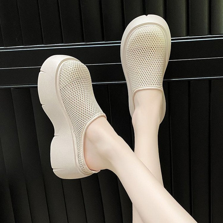 💖【35-40】2024 nowe, grube kapcie z wydrążonym dnem 3672584