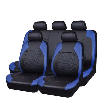 🚗🚗Uniwersalny zestaw miękkich skórzanych pokrowców na siedzenia samochodowe 3737803