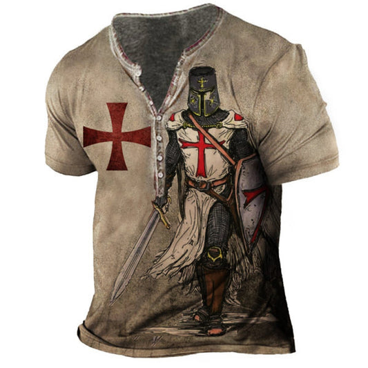 【S-4XL】 Męska koszula codzienna z długim rękawem i nadrukiem 3D 3716956