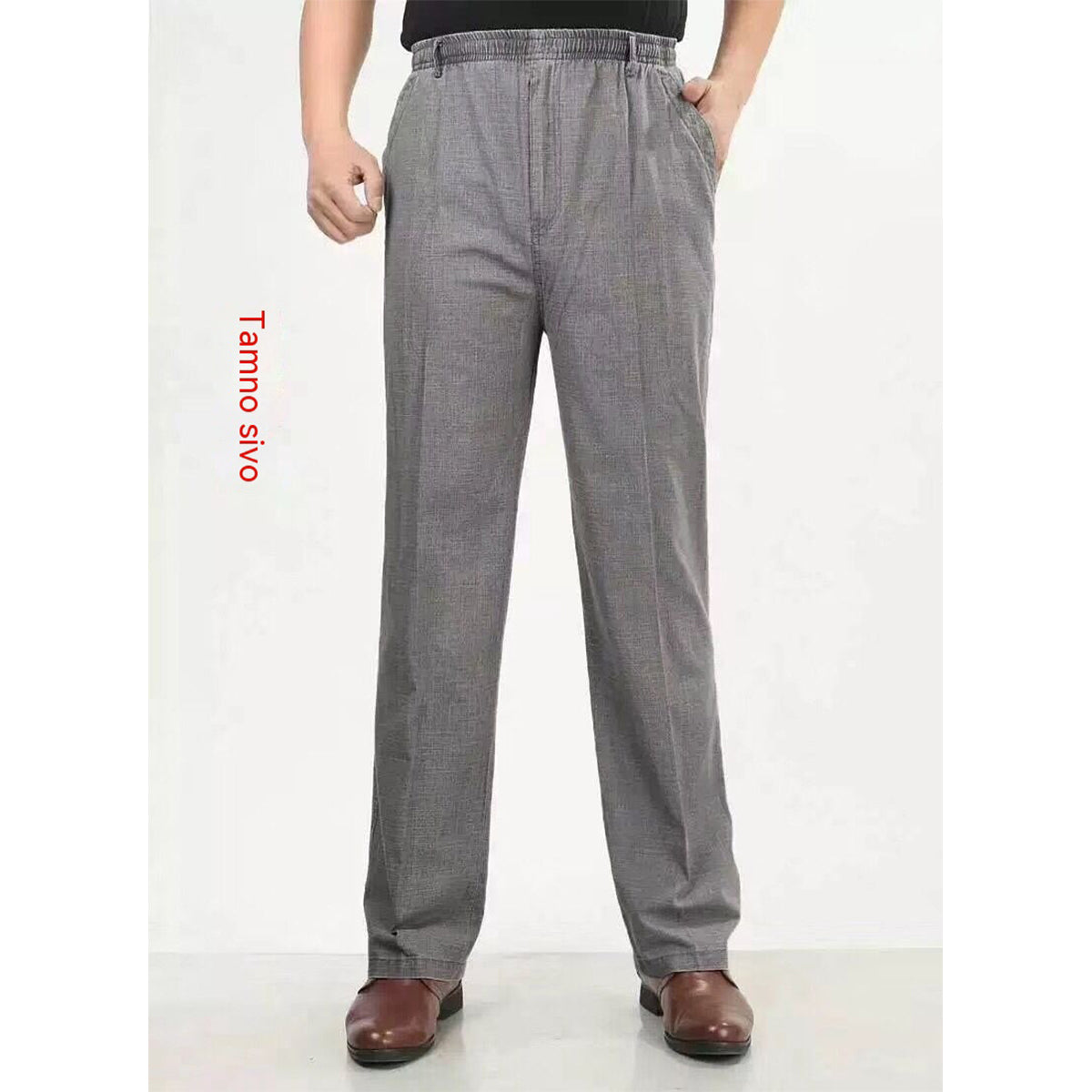 ✨👖【XL-6XL】👖2026 Nove muške poslovne traperice ravnog kroja - Visoki struk, duboki međunožje, prikladne za veće veličine