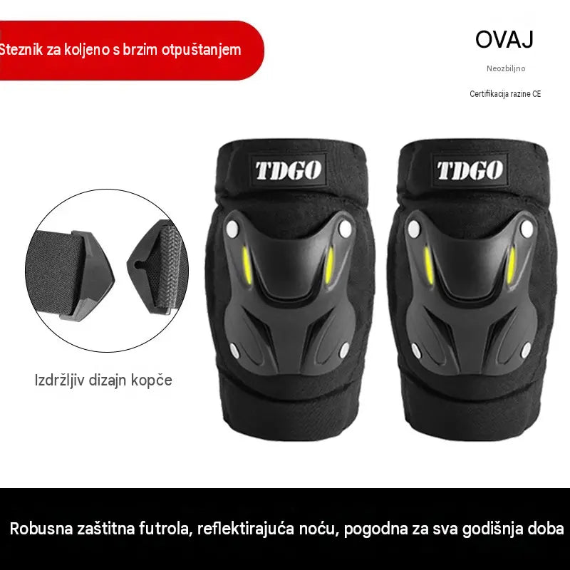 ✨👍 Fluorescentna zaštitna ortoza za koljeno prikladna za sva godišnja doba