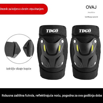 ✨👍 Fluorescentna zaštitna ortoza za koljeno prikladna za sva godišnja doba