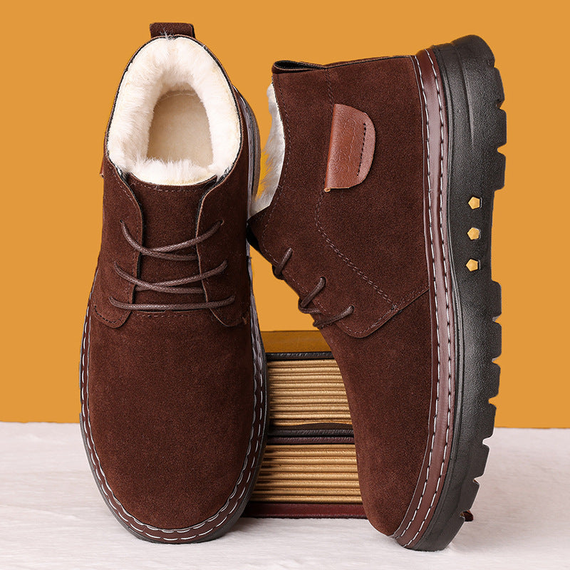 🥾Limitowana oferta: 41% TANIEJ✨【38-46】Nowe zimowe buty męskie, gruby aksamit, ciepłe i ocieplane3834377