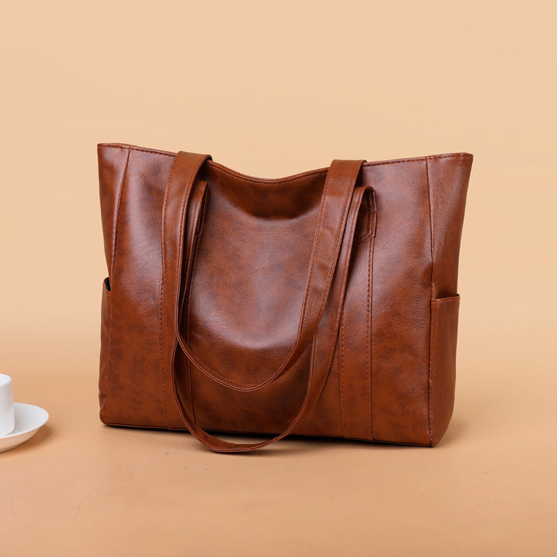 Limitovaná zľava 43 % 👜 Nová módna dámska kabelka z mäkkej kože cez rameno✨ Casual s veľkou kapacitou✨