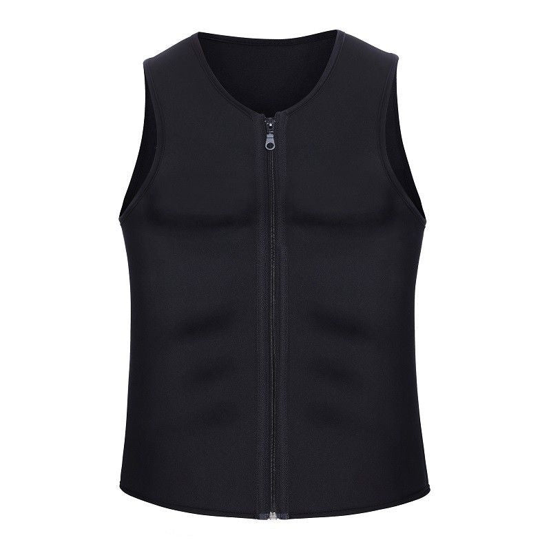 【S-4XL】💪Męska kamizelka modelująca do treningu, intensywne pocenie 🔥, szybkie spalanie tłuszczu ⚡