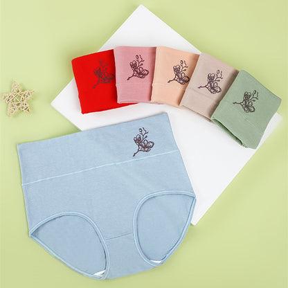 💖🩲Ograniczona czasowo zniżka 50% - [Kup 4, a otrzymasz 2 gratis] Czyste bawełniane majtki z wysokim stanem i dużym rozmiarem podnoszące biodra [40-100 kotów]