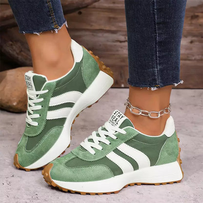 👟✨ Buty sportowe na platformie – styl retro, komfortowe chodzenie i maksymalna oddychalność przez cały dzień!