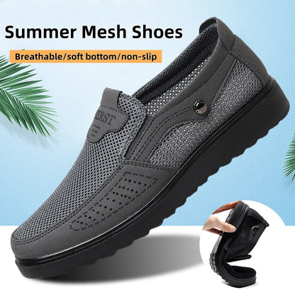 【38-48】🔥Męskie letnie, codzienne, cienkie, oddychające buty z siateczki z miękkimi podeszwami 3683132