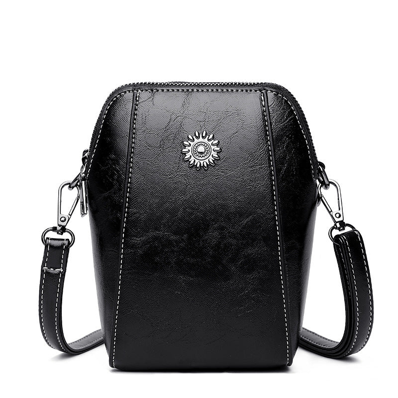 👜【Ograniczona czasowo promocja】💖Modna mini torebka na ramię 2025 - letnia nowość ze skóry naturalnej, stylowa i elegancka, mała damska torebka krzyżówka