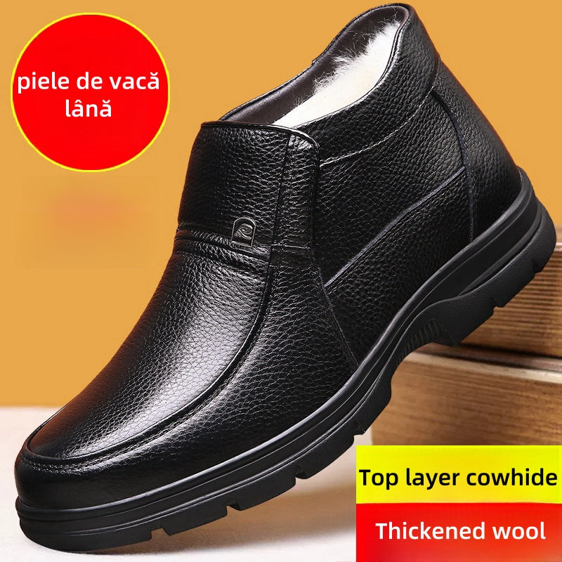 🔥🥾【38-44】Termiczne buty zimowe męskie, wiatroszczelne buty turystyczne z futrzaną wyściółką 3815959