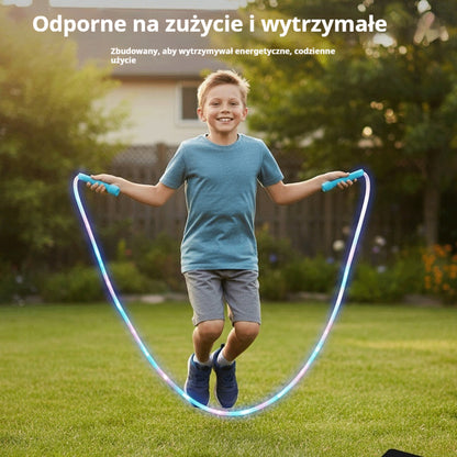 🏃【50% TANIEJ】🌈 Dziecięca skakanka LED
