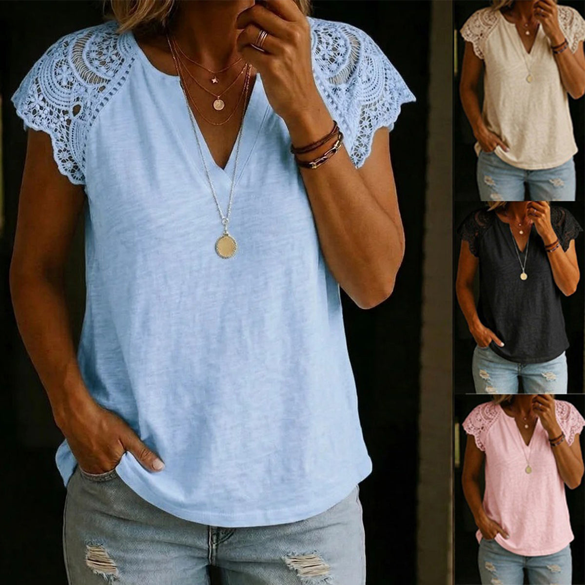 🌸【S-2XL】Ženski proljetni kardigan kratkih rukava s gumbima --Plaćanje pouzećem✅