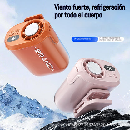 🌀 Ventilator bez upotrebe ruku s LED zaslonom, integriranom kopčom i 199 podesivim razinama