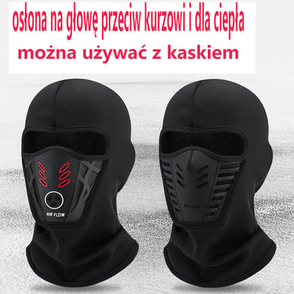 ☀️🔥 Maska pełnotwarzowa, odporna na zimno, do jazdy na nartach i jazdy konnej, zimowa, wiatroszczelna i ciepła, unisex--3811248